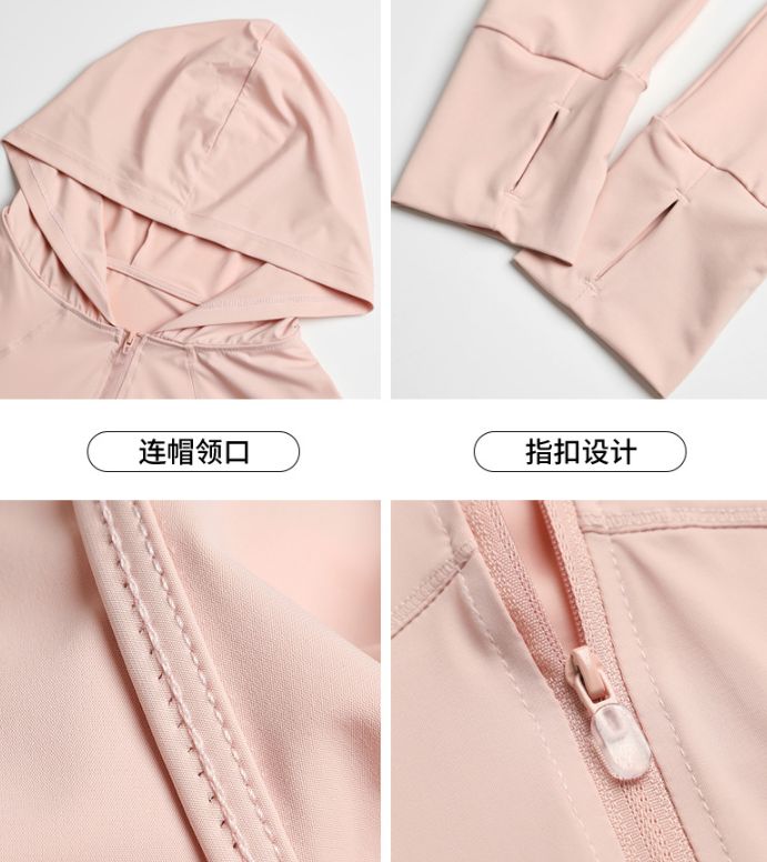 Women's  Jackets & Coats  2025 summer new slim sun protection clothes for women - UV-proof ice silk thin coat - Outdoor yoga sports sun protection clothes - Breathable and quick-drying skin clothes