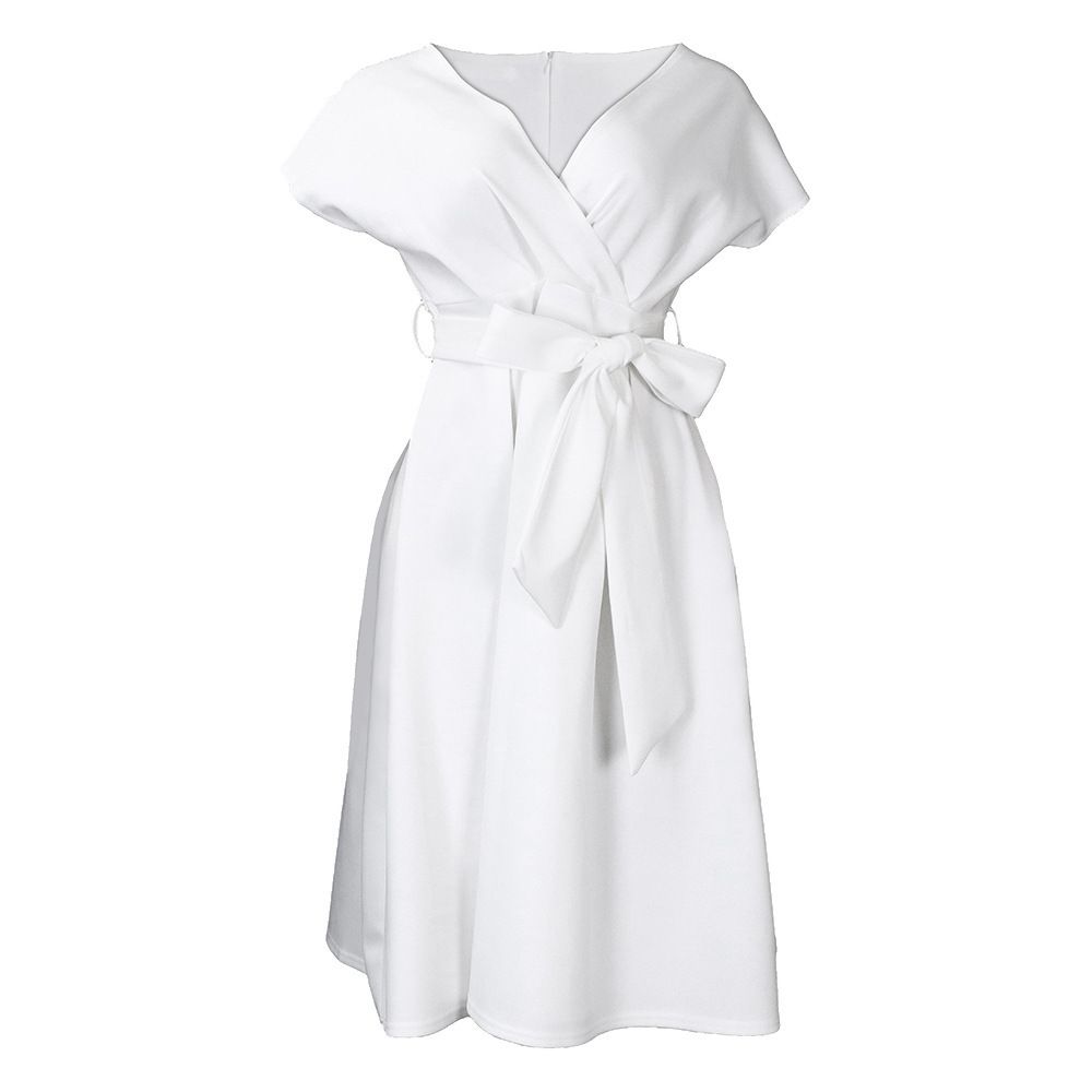 Clothes > Women's Clothing  Dresse 2025 African popular large-size evening dress - European and American style V-neck off-shoulder dress - high-waisted women's clothing - slim dress for dinner hosting