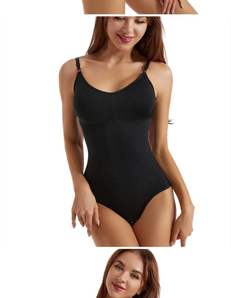 Clothes > Women's Clothing Seamless one-piece body shaping suit for women with belly-retracting pants open hip lifting shaping suspender belly-retracting jumpsuit