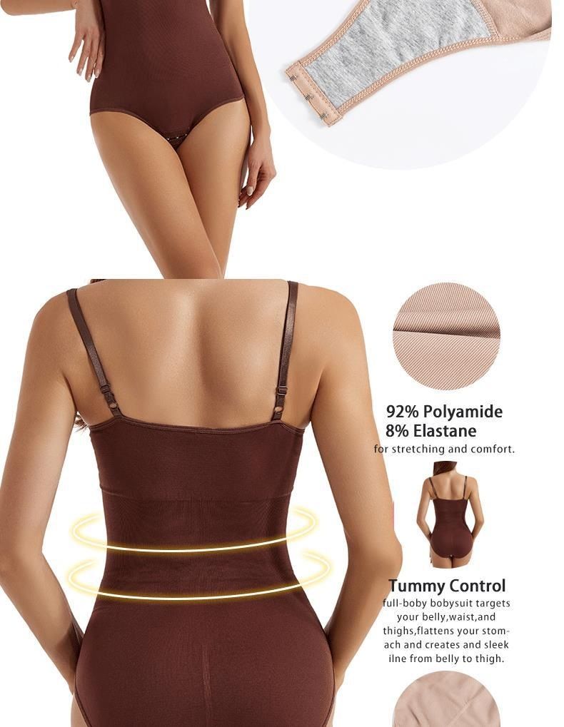 Clothes > Women's Clothing Seamless one-piece body shaping suit for women with belly-retracting pants open hip lifting shaping suspender belly-retracting jumpsuit