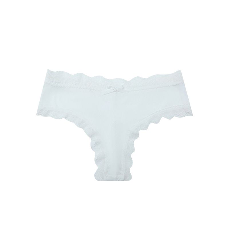 Lace underwear female mid-waist comfortable high elastic pure cotton crotch large size breathable women's briefs Clothes > Women's Clothing > Bottoms > Shorts