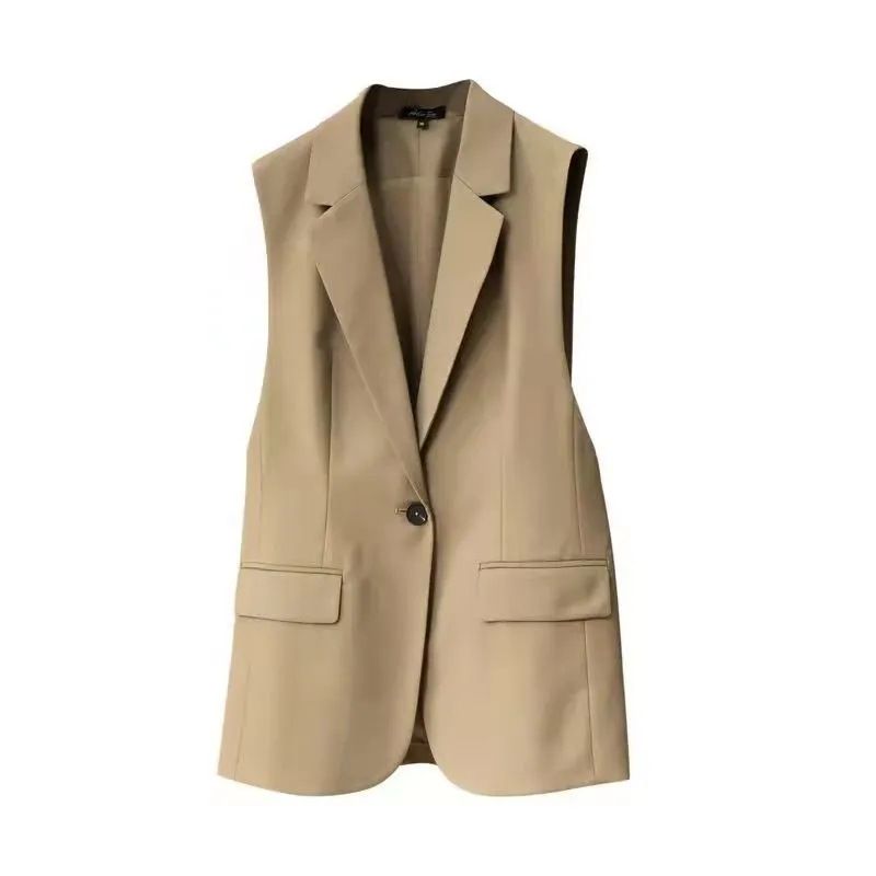 Clothes > Women's Clothing > Tops > Blazers New loose sleeveless sleeveless suit and vest for women