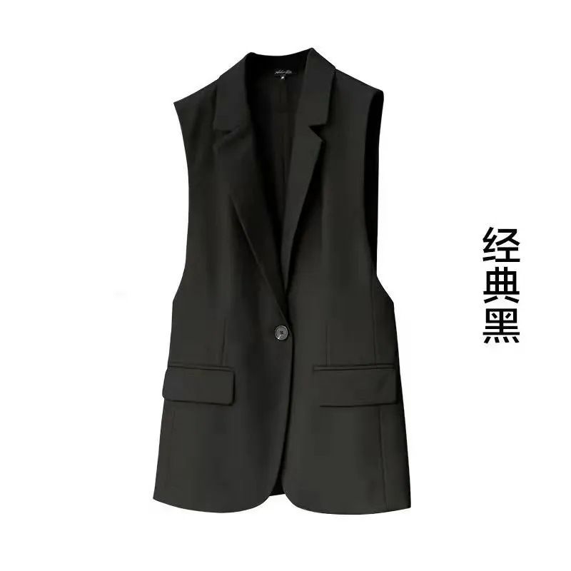 Clothes > Women's Clothing > Tops > Blazers New loose sleeveless sleeveless suit and vest for women