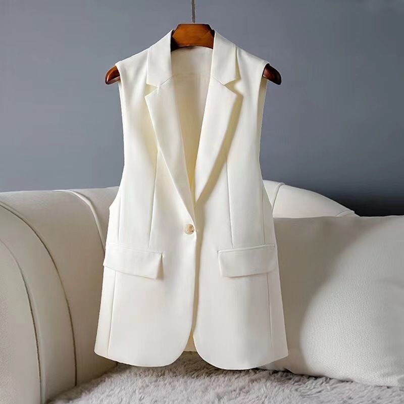 Clothes > Women's Clothing > Tops > Blazers New loose sleeveless sleeveless suit and vest for women