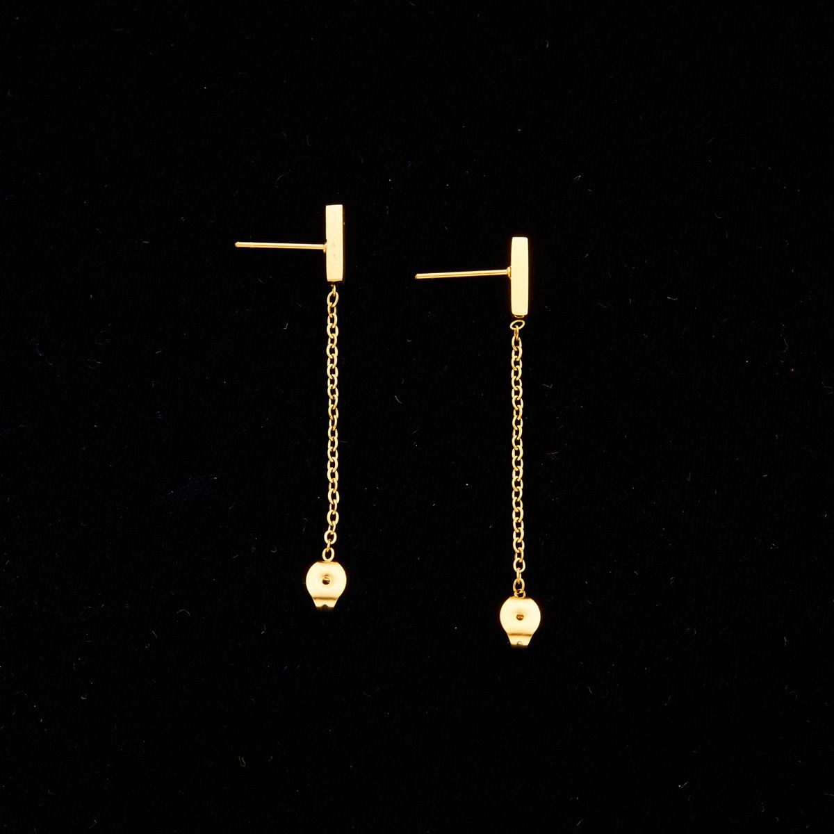 Fashion Accessories > Jewelry > Women Jewelry > Earrings  Stud French Clear Green Water Drop Blue Marine Necklace Clavicle Chain Personalized Titanium Steel Gold-plated Snake Bone Necklace
