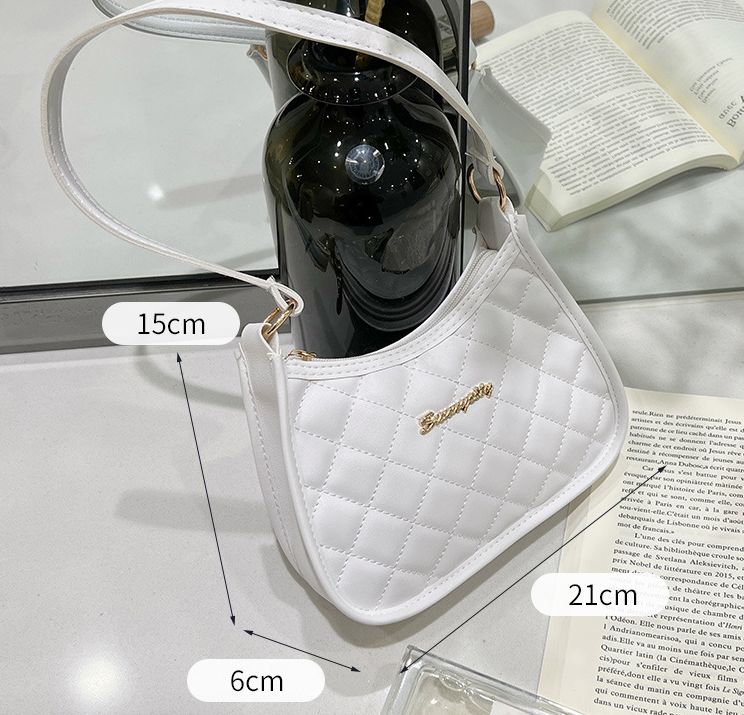 Bags > Women's Bags > Shoulder Bags Embroidered underarm bag new style ladies handbag fashionable versatile shoulder bag