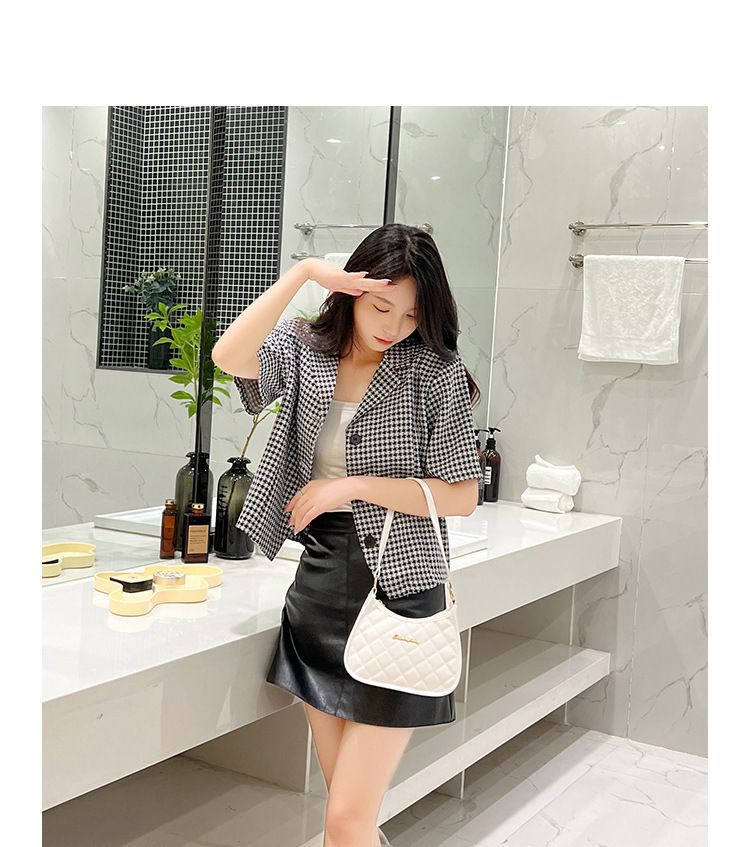 Bags > Women's Bags > Shoulder Bags Embroidered underarm bag new style ladies handbag fashionable versatile shoulder bag