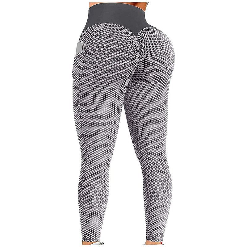 Clothes > Women's Clothing > Bottoms > Pants  European and American hip lifting high waist large size yoga pants casual fitness women's trousers