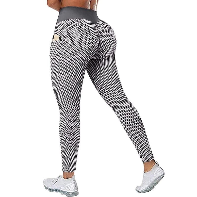 Clothes > Women's Clothing > Bottoms > Pants  European and American hip lifting high waist large size yoga pants casual fitness women's trousers