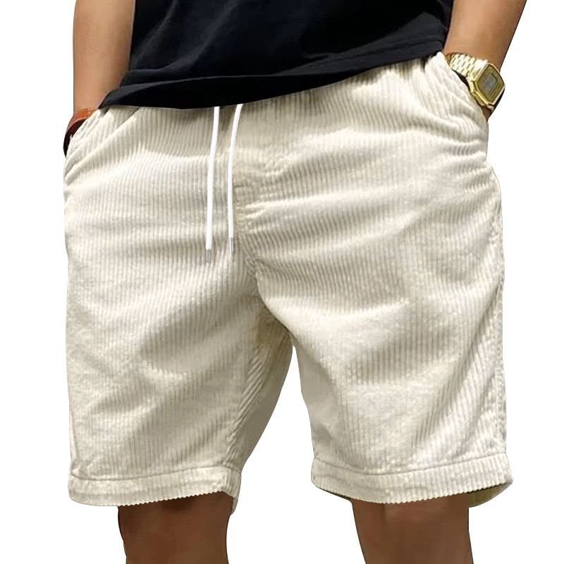Clothes > Men's Clothing > Bottoms > Pants > Casual  Cargo shorts men's summer ins trend retro corduroy trendy brand men's casual shorts