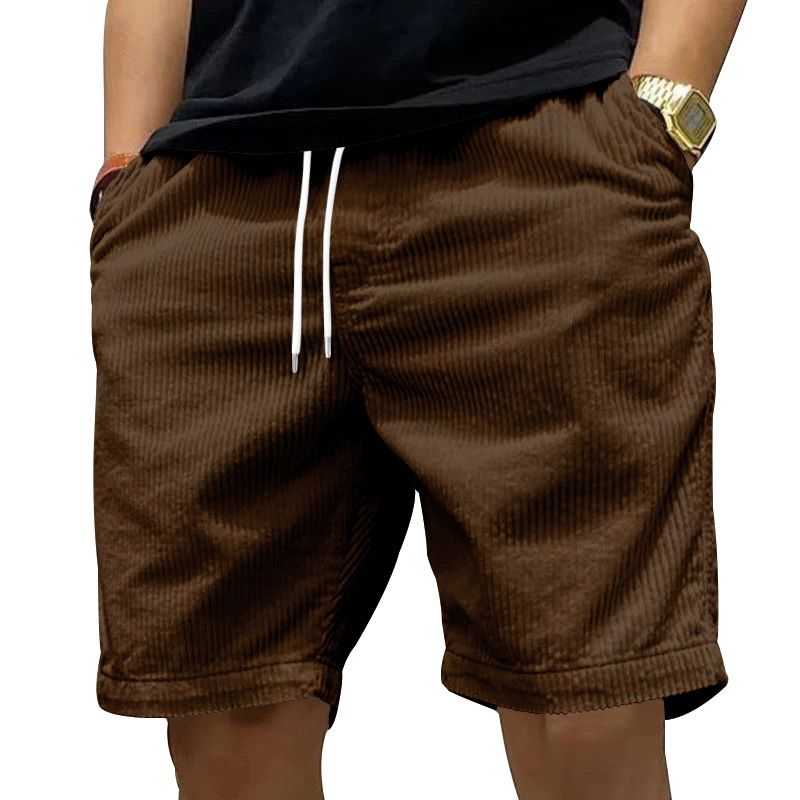 Clothes > Men's Clothing > Bottoms > Pants > Casual  Cargo shorts men's summer ins trend retro corduroy trendy brand men's casual shorts