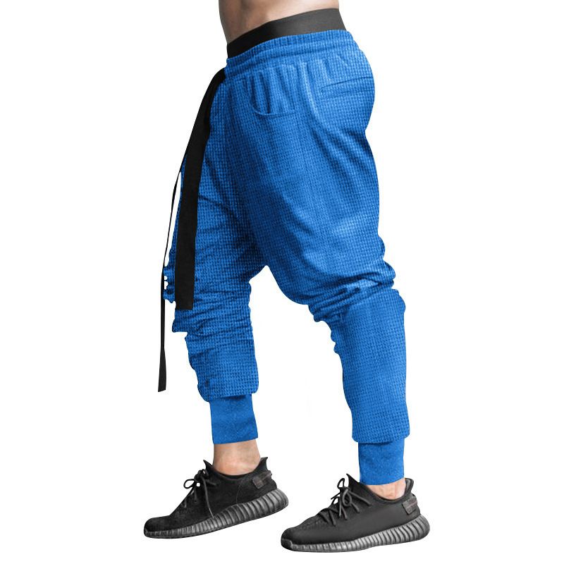 Spring and summer men's casual pants independent station hip-hop solid color youth loose baggy pants leggings trousers Clothes > Men's Clothing > Bottoms > Pants > Casual