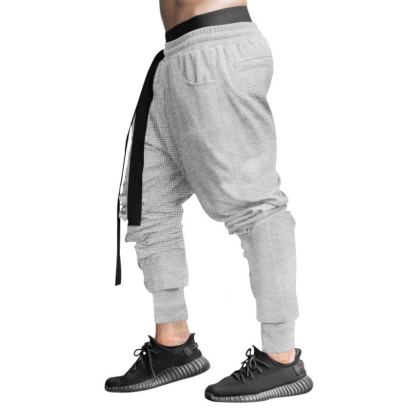 Spring and summer men's casual pants independent station hip-hop solid color youth loose baggy pants leggings trousers Clothes > Men's Clothing > Bottoms > Pants > Casual