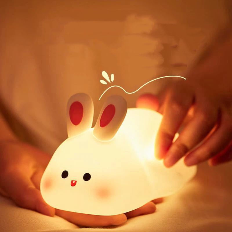Home & Kitchen > Lighting > Novelty Lighting Cute Bunny Night Light Decorative Lamp For Kids Room