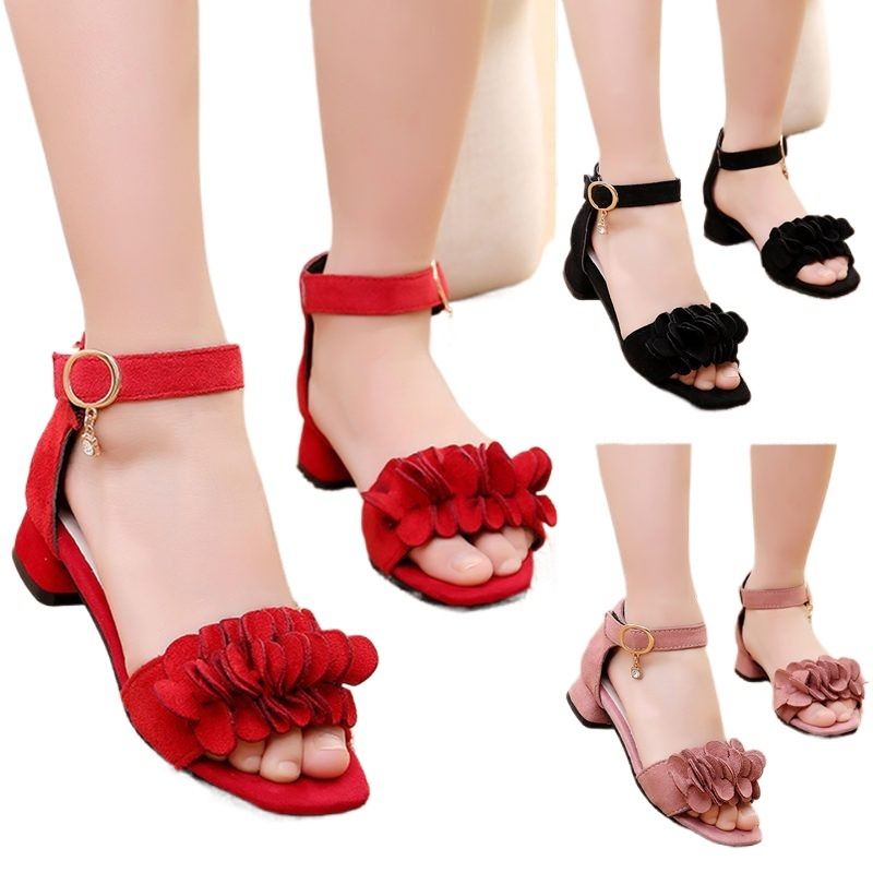 Shoes > Kids&Baby Shoes > Girls' Shoes > Sandals Children's sandals girls' shoes summer new high heel Korean version of princess beach shoes mid-to-big children's casual shoes