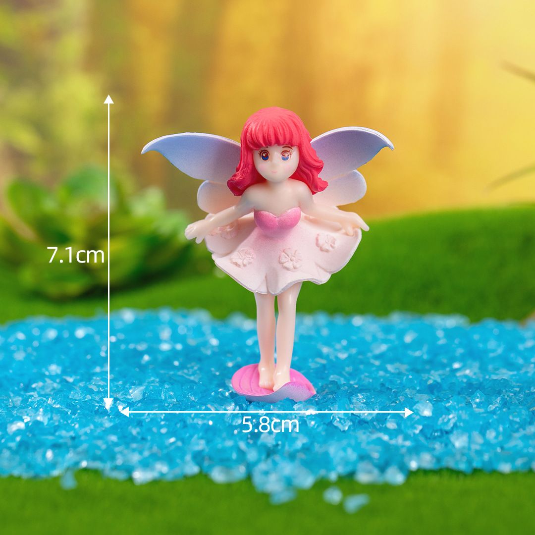Home & Kitchen > Home Decor > Home Decor Accents > Sculptures 4 Resin Decorative Flower Fairy Ornaments