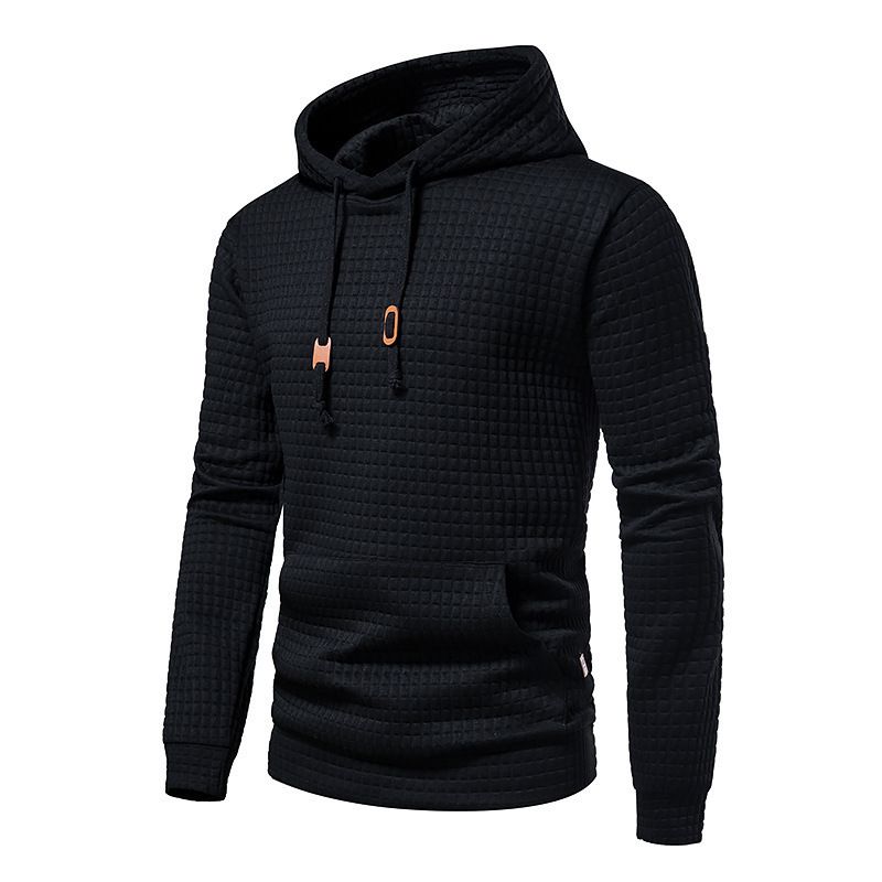 Clothes > Men's Clothing > Tops > Jackets & Coats New men's casual pullover jacquard sweatshirt men's plaid cotton hoodie jacket