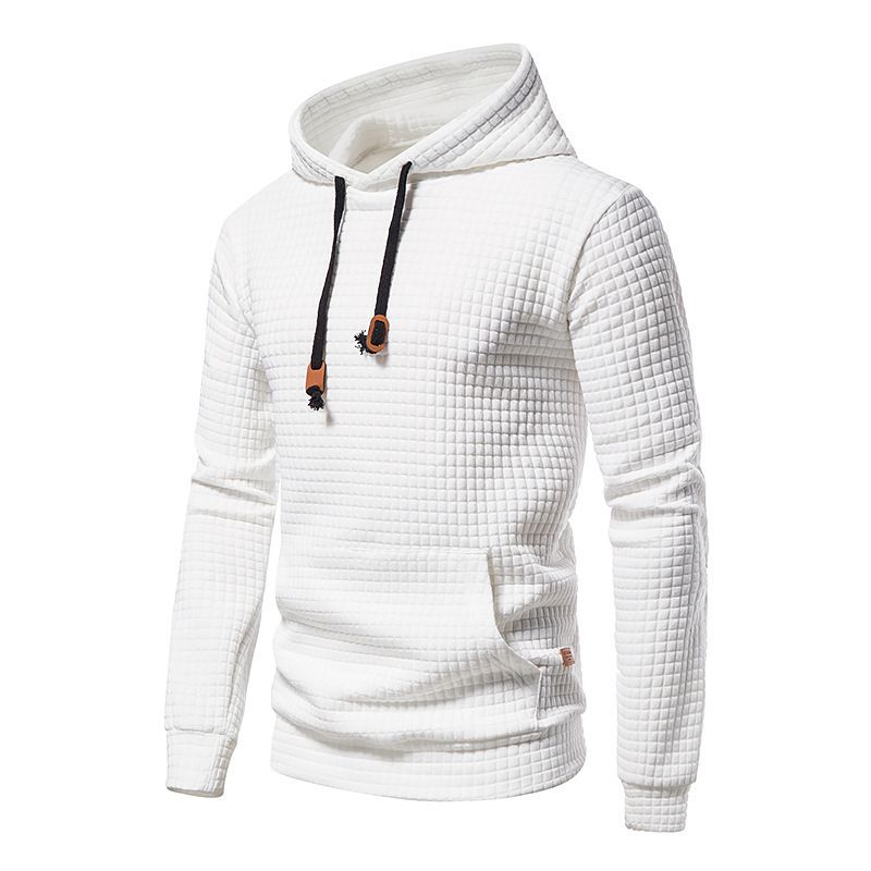 Clothes > Men's Clothing > Tops > Jackets & Coats New men's casual pullover jacquard sweatshirt men's plaid cotton hoodie jacket