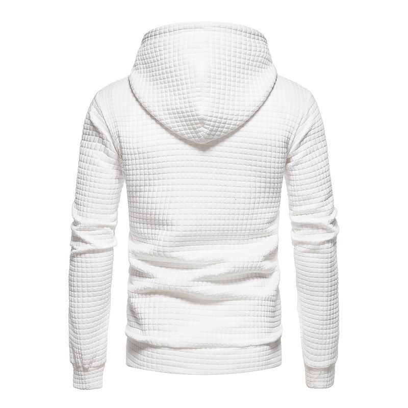 Clothes > Men's Clothing > Tops > Jackets & Coats New men's casual pullover jacquard sweatshirt men's plaid cotton hoodie jacket