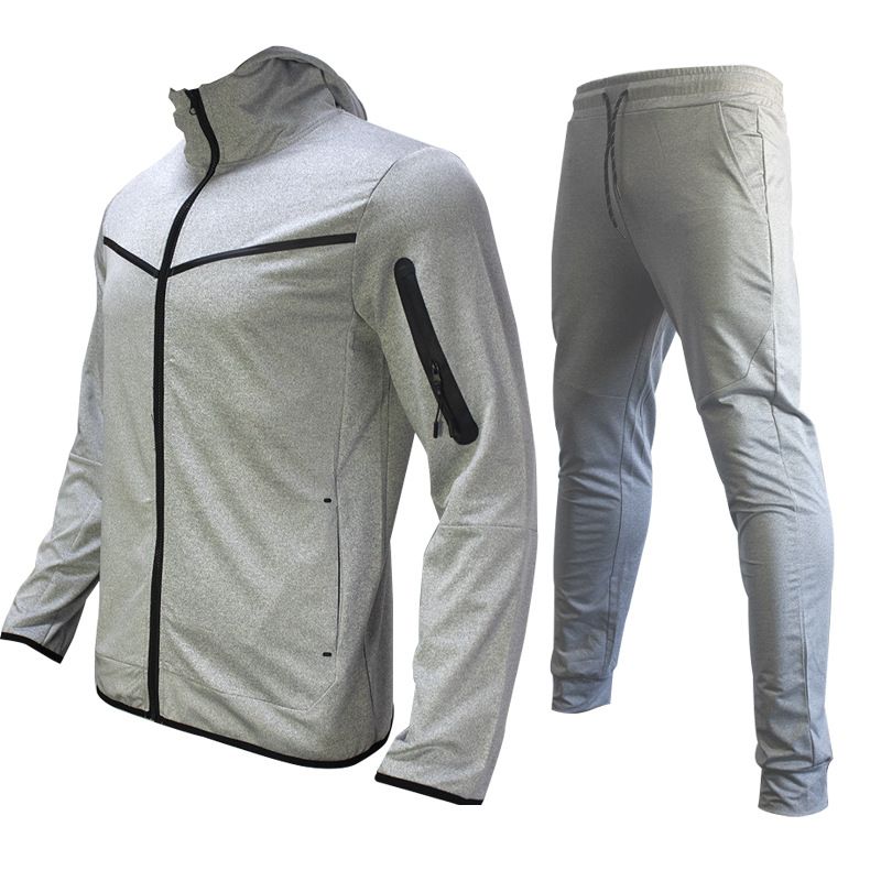Clothes > Men's Clothing > Clothing Sets > Two-Piece Outfits European and American hot selling spring and autumn men's sportswear casual suits men's sportswear sweatshirt two-piece set