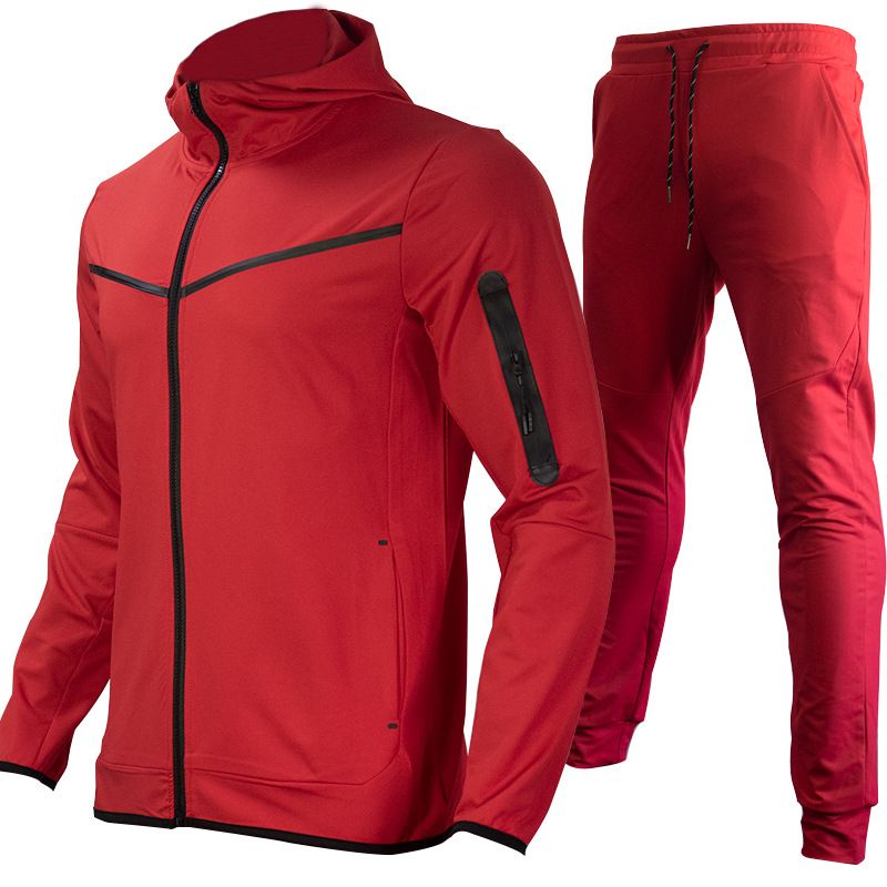Clothes > Men's Clothing > Clothing Sets > Two-Piece Outfits European and American hot selling spring and autumn men's sportswear casual suits men's sportswear sweatshirt two-piece set
