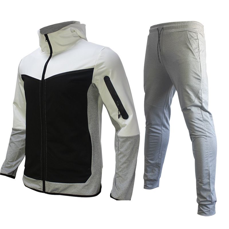 Clothes > Men's Clothing > Clothing Sets > Two-Piece Outfits European and American hot selling spring and autumn men's sportswear casual suits men's sportswear sweatshirt two-piece set