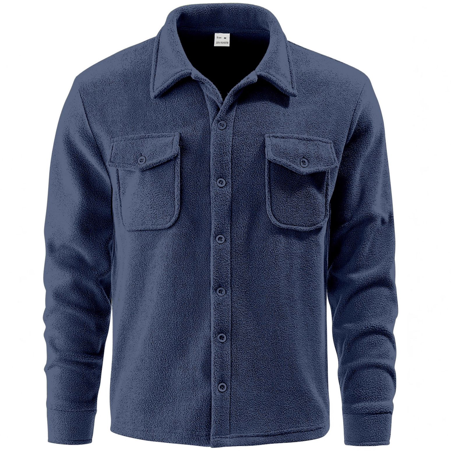 Clothes > Men's Clothing > Tops > Jackets & Coats  European and American men's velvet workwear long-sleeved outdoor tactical hunting jacket shirt casual