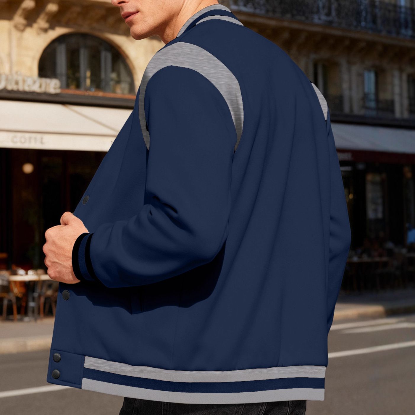 Clothes > Men's Clothing > Tops > Jackets & Coats  Autumn and winter men's jackets, baseball uniforms, casual high street velvet cardigans for men