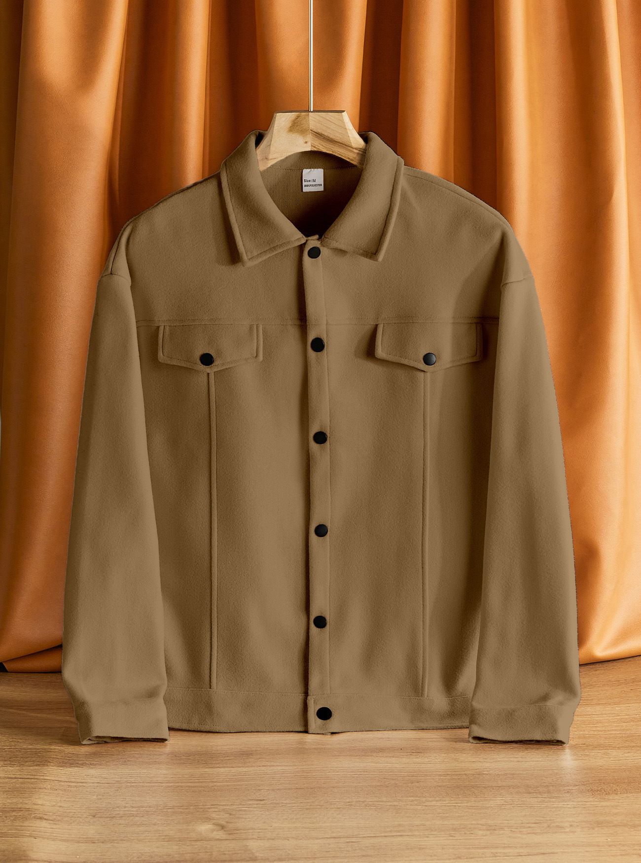 Clothes > Men's Clothing > Tops > Jackets & Coats  European and American lapel woolen new men's jacket casual sports business jacket