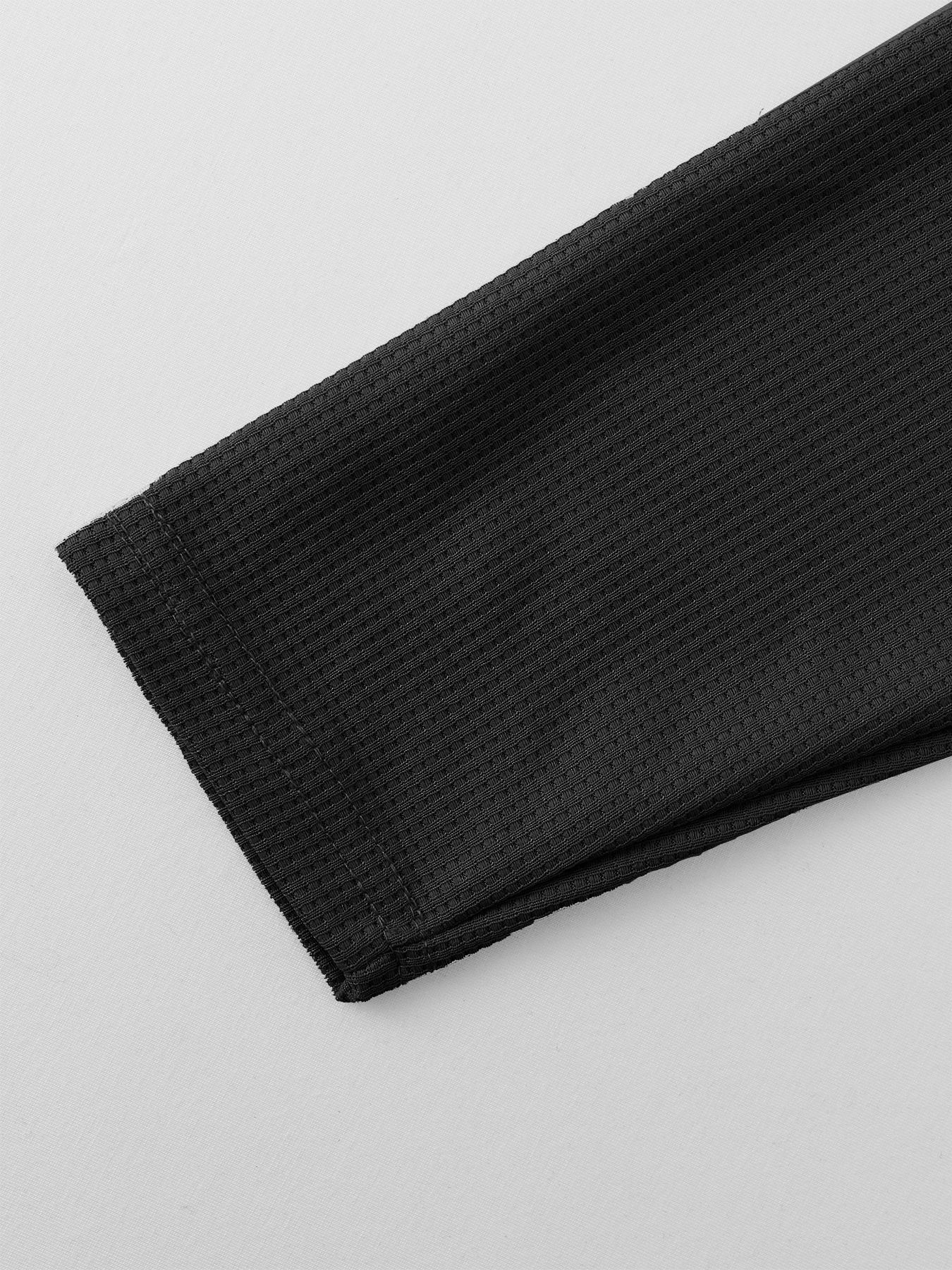 Clothes > Men's Clothing > Clothing Sets > Two-Piece Outfits European and American spring and autumn men's two-piece waffle round neck long-sleeved shirt and trousers casual sports zipper suit for men