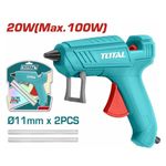 TOTAL TT101116 20 watts Corded Electric Glue Gun with 2 Glue Stick