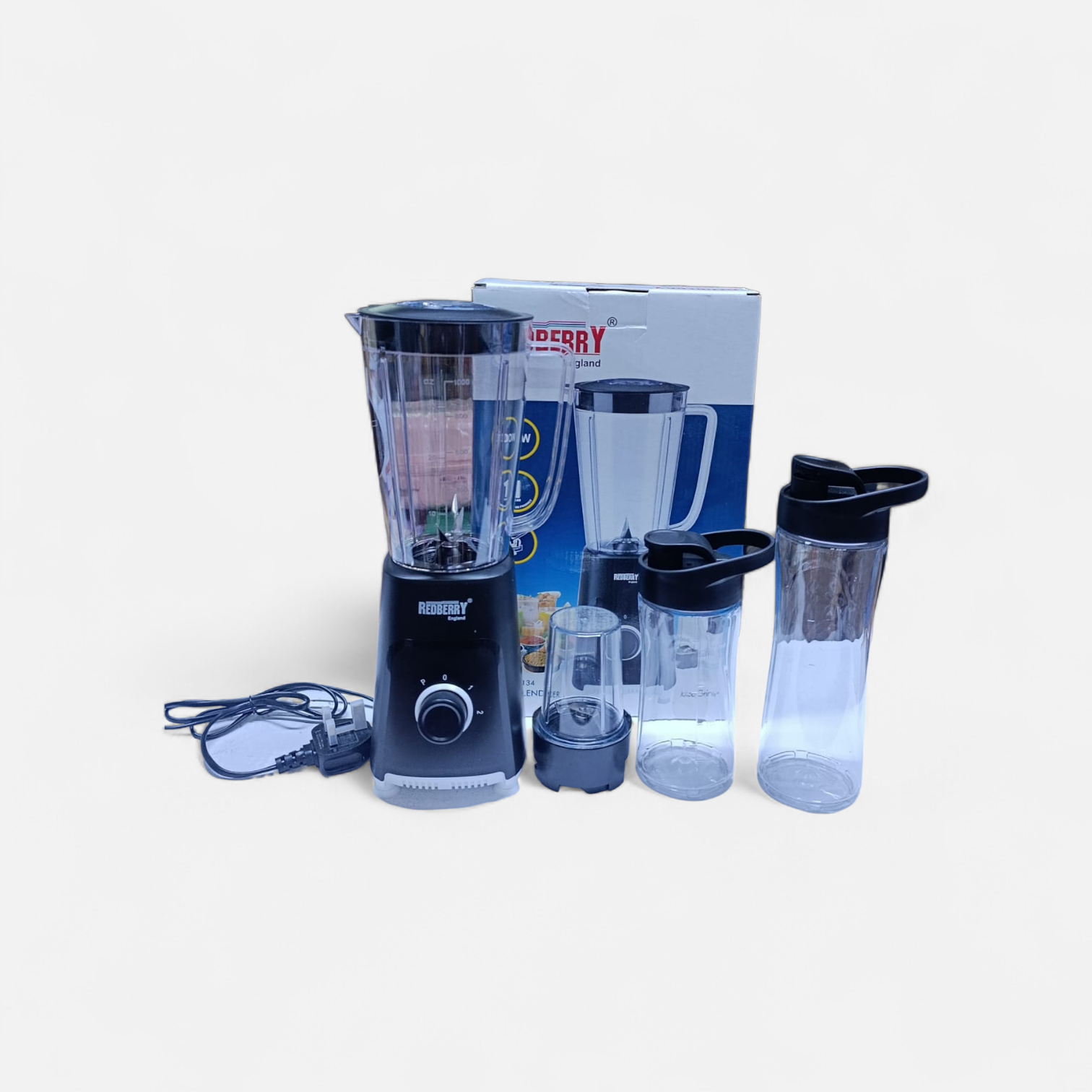 Redberry RB-134 4 IN 1 Blender with 3 Speed and Unbreakable Jar