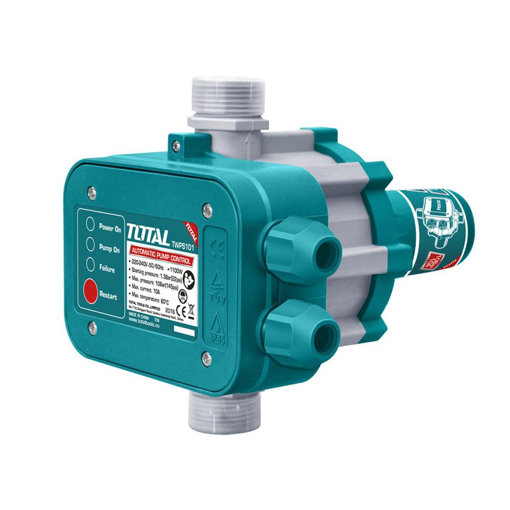 Total TWPS101 Water Pump Automatic Pump Controller 145psi Pressure 1100Watts & 10Amps Current