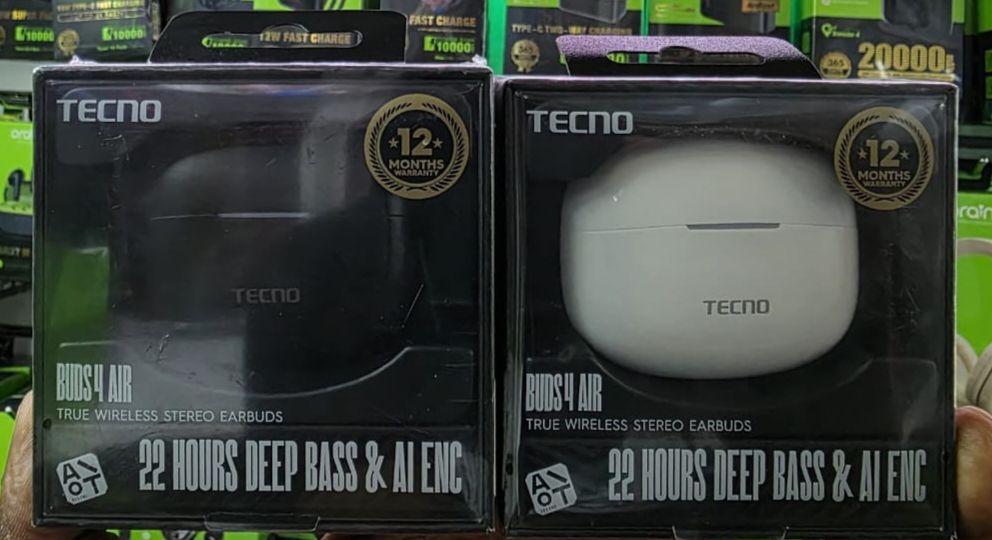 Tecno BD04 Air Bud 4 Bluetooth Earbuds with Ai Noise Cancellation