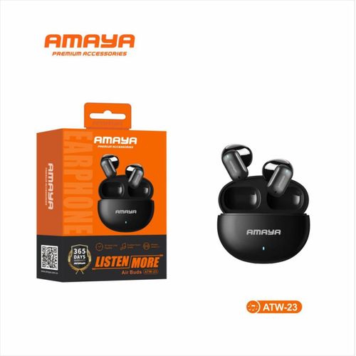 Amaya ATW-23 Air Buds Bluetooth Earbuds with Noise Cancellation