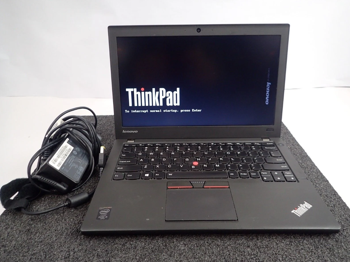 {8GB+256GB+Core i5}  Lenovo Thinkpad X250 Laptop Core i5 8GB RAM + 256GB SSD Storage 12.5" Inch Display Refurbished Windows and Office Installed Notebook High Quality Grade 1 Computer