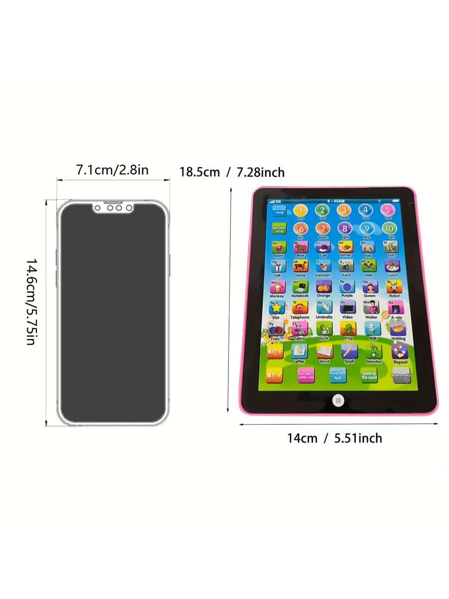 Kids Learning Pad Tablet Interactive Toddler Toys with Words Numbers Alphabets Music Electronic Educational Toy for Preschool