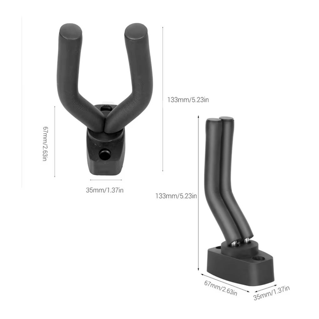 Electric Guitar Holder Wall Mount Metal Bass Ukulele Violin Hook Display Hanger Household Living Room Supplies E-391