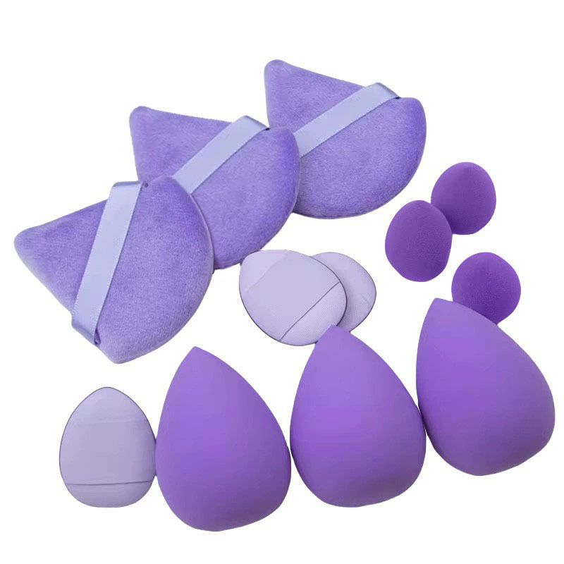 12pcs Makeup Sponge Blender Beauty Egg Soft Cosmetic Puff Foundation Sponges Powder Puff Women Make Up Accessories Beauty Tools