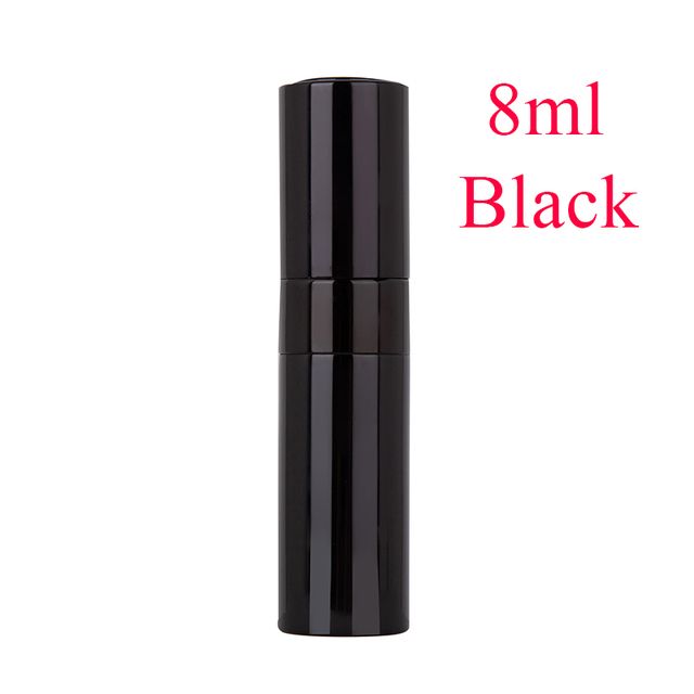 1pc 8ml Top Quality Refillable Glass Perfume Bottle Metal Atomizer Spray Travel Aluminum Empty Parfume BottleE-1190