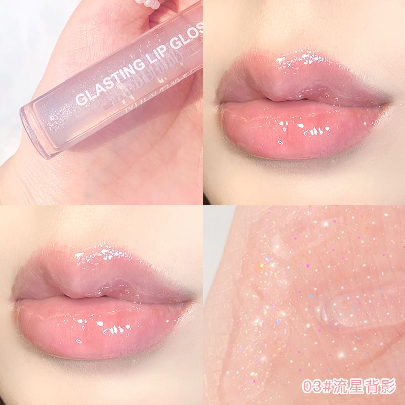 Mirror Water Lip Gloss Lip Glaze Transparent Glass Lip Oil Waterproof Lasting Liquid Lipstick Lipgloss Lipgloss Lips Cosmetics B2-665