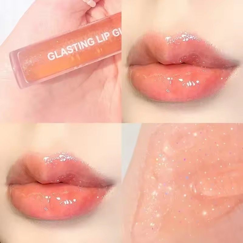Mirror Water Lip Gloss Lip Glaze Transparent Glass Lip Oil Waterproof Lasting Liquid Lipstick Lipgloss Lipgloss Lips Cosmetics B2-665