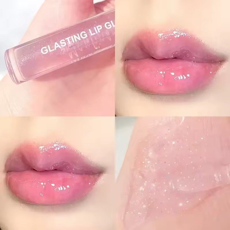 Mirror Water Lip Gloss Lip Glaze Transparent Glass Lip Oil Waterproof Lasting Liquid Lipstick Lipgloss Lipgloss Lips Cosmetics B2-665