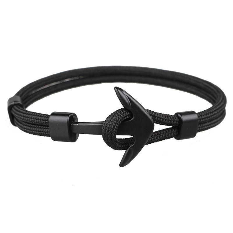 Man's Bracelets Alloy Bangles Simple Jewlery Men Accessories Anchor Bracelet Male Wristband Chain Wrist Band NSSL 11