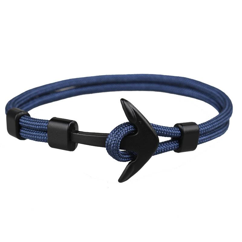 Man's Bracelets Alloy Bangles Simple Jewlery Men Accessories Anchor Bracelet Male Wristband Chain Wrist Band NSSL 11