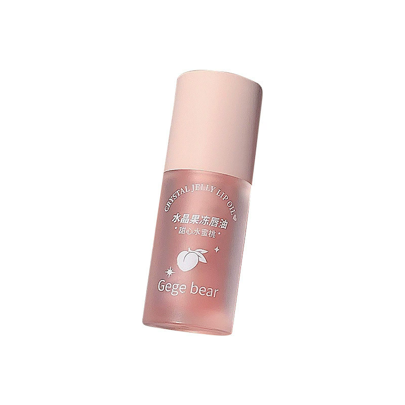 Crystal Jelly Lip Oil Hydrating Plumping Lip Gloss Coat For Cute Makeup Lipsticks Tinted Clear Serum Fruit Lip Balm Cosmetics T-87