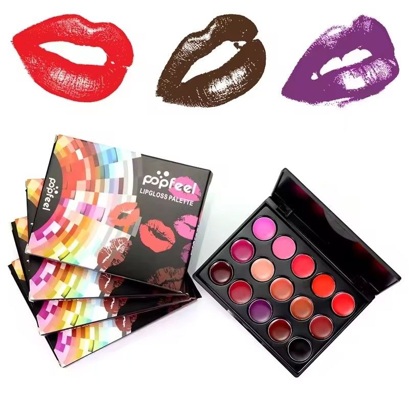 Matte Lipstick Palette Matt Pallete Waterproof Moisturizer Lip Cream Smooth Makeup Lasting Lip Stick Set Batom Maquiagem B2-436