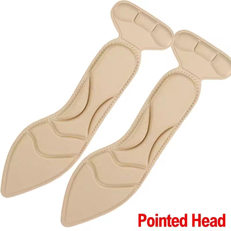 2pcs Women High-heel Shoes Insoles Memory Foam Insoles Anti-slip Cutable Insole Comfort Breathable Foot Care Massage Shoe Pads FZ-442-382