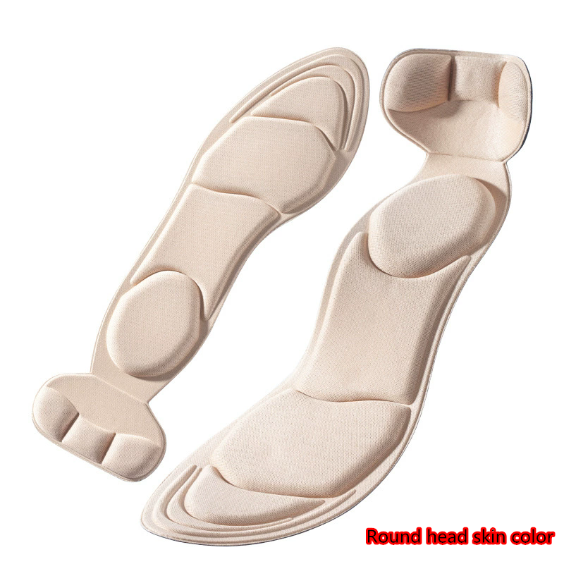 2pcs Women High-heel Shoes Insoles Memory Foam Insoles Anti-slip Cutable Insole Comfort Breathable Foot Care Massage Shoe Pads FZ-442-382
