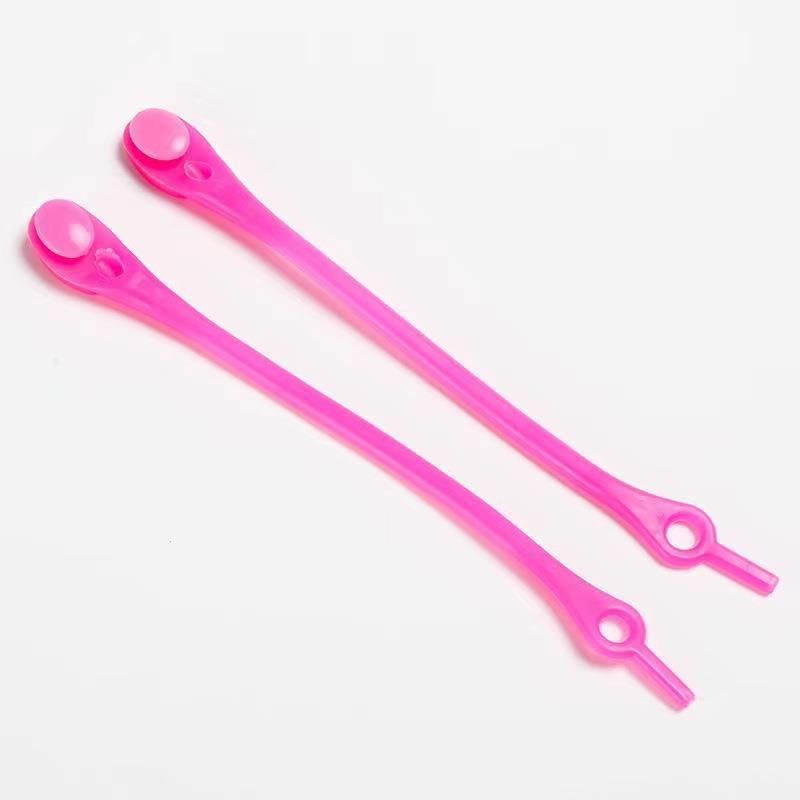 12pcs Silicone Shoelaces Round Elastic Shoe Laces Safty No Tie Shoelace For Men Women children All Sneakers Fit Strap Shoe Laces E-1218